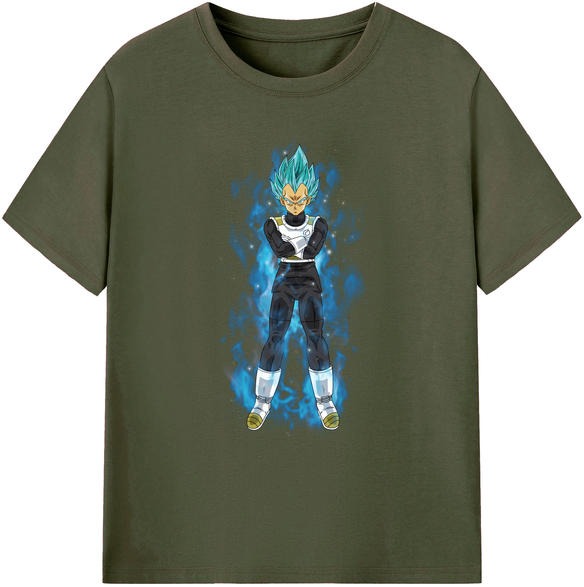 （画像用） ドラゴンボール ベジータ四世（Bejīta Yonsei）DRAGON BALL Vegeta IV 綿100％ メンズ半袖Tシャツ｜肌触りやわらか＆通気性